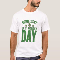 Né Chanceux Le Jour De La Saint-Patrick Anniversai