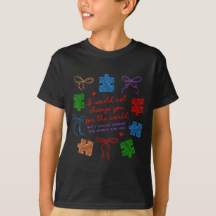 T-shirt Ne changerait pas pour le monde Mama Mois de l'aut
