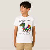 T-shirt Ne chatouillez pas le dragon (Devant entier)