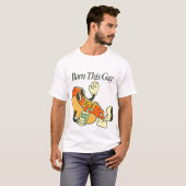 T-shirt Né comme ça Gay (Devant entier)