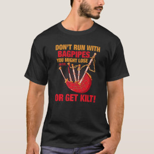 T-shirt Ne courez pas avec des tuyaux d'échappement, vous