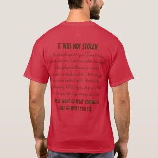 T-shirt Ne croyez pas vos oreilles menteuses