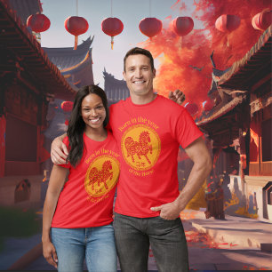 T-shirt Né dans l'année du Cheval - Zodiac chinois