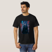 T-shirt « Né dans le code. Conçu pour la Terre. » (Devant entier)