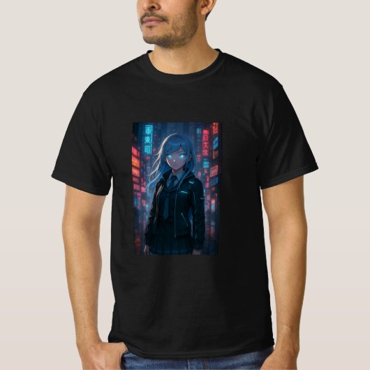 T-shirt « Né dans le code. Conçu pour la Terre. » (Devant)