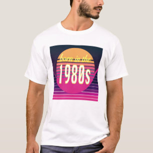 T-shirt Né dans les années 1980, Millenials, Gen X, année 