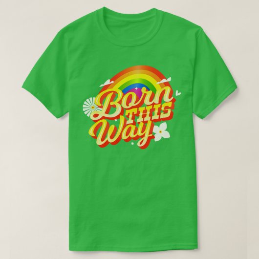 T-shirt Né de cette façon 1 (Design devant)