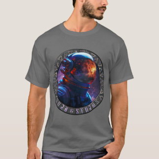 T-shirt Né de tempêtes Wormhole surdimensionné
