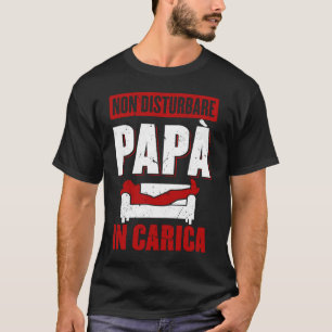 T-shirt Ne dérange pas papa responsable papa