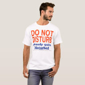 T-shirt Ne dérangez pas (Devant entier)