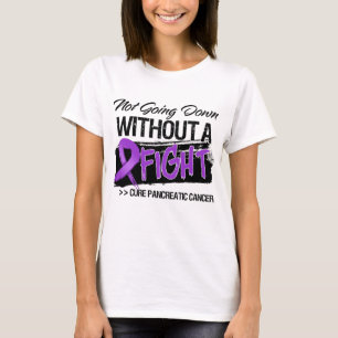 T-shirt Ne descendant pas sans combat - Cancer