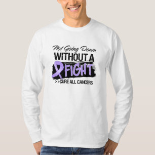 T-shirt Ne descendant pas sans combat - Cancer