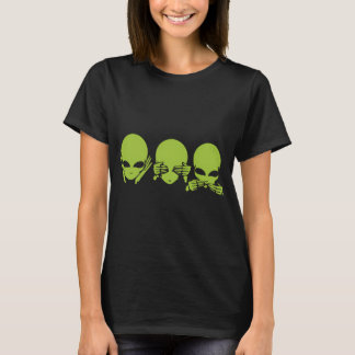 T-shirt Ne dis rien de mal, ne vois rien de mal, n'entends