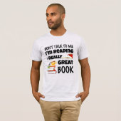 T-shirt Ne dites pas que je lis un livre vraiment génial (Devant entier)