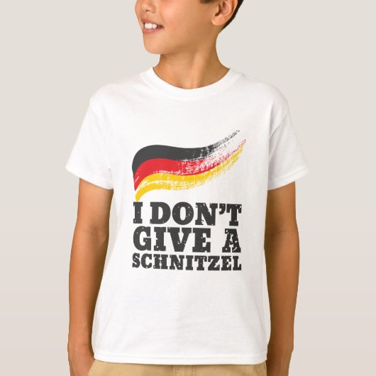 T-shirt Ne donnez pas Schnitzel drapeau allemand Oktoberfe (Devant)