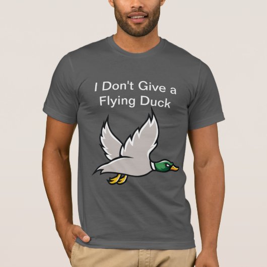 T-shirt Ne donnez pas un canard volant (Devant)