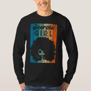 T-shirt Né du 23 octobre au 22 novembre Anniversaire Scorp