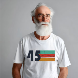 T-shirt Né en 1945 cadeaux vintages de 80e anniversaire