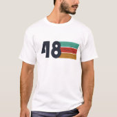 T-shirt Né en 1948 anniversaire vintage (Devant)