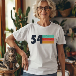 T-shirt né en 1954 anniversaire vintage