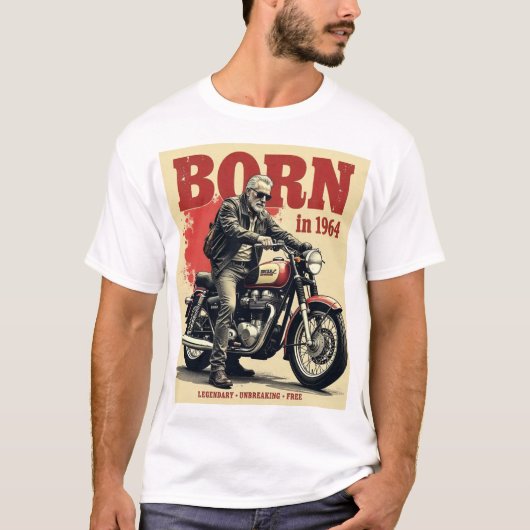 T-shirt Né En 1964 (Devant)