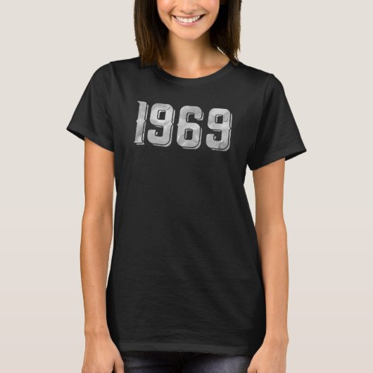 T-shirt Né En 1969 54 Ans Classique Légende B Jour (Devant)