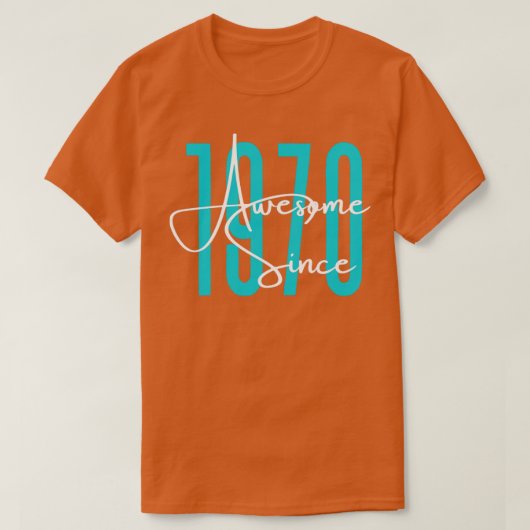 T-shirt Né en 1970 (Design devant)
