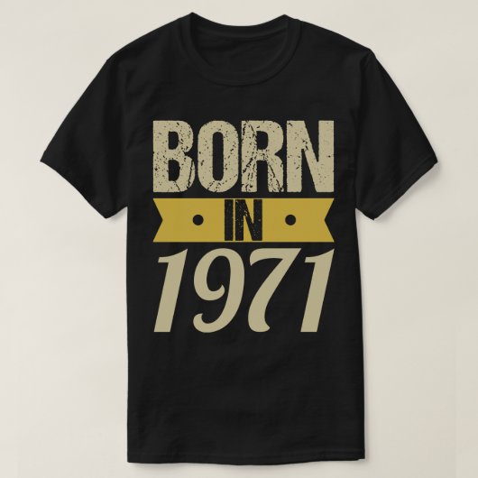 T-shirt Né en 1971 (Design devant)