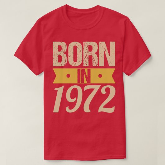 T-shirt Né en 1972 (Design devant)