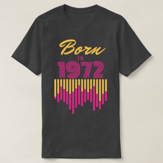 T-shirt Né en 19721 (Design devant)