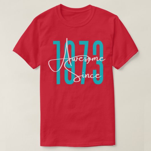 T-shirt Né en 1973 (Design devant)