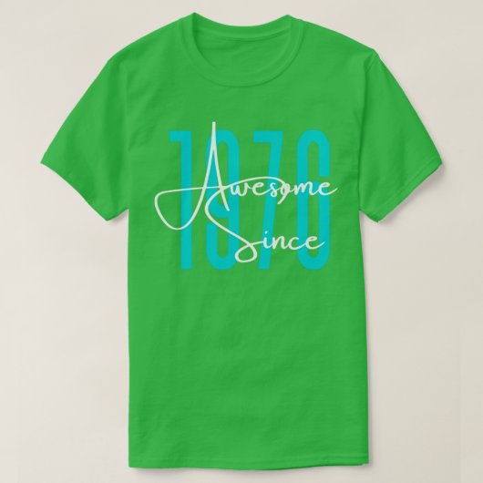 T-shirt Né en 1976 (Design devant)