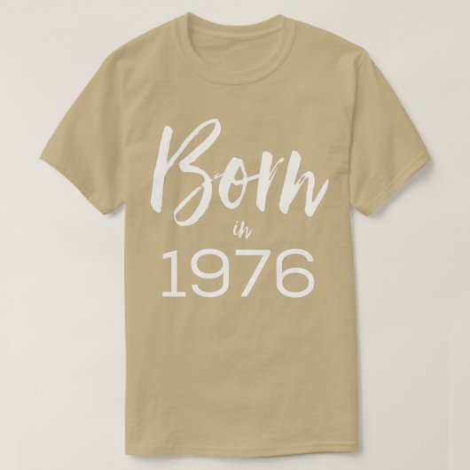 T-shirt Né en 1976 (Design devant)