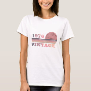 T-shirt Né en 1976 élégant cadeau d'anniversaire moderne v