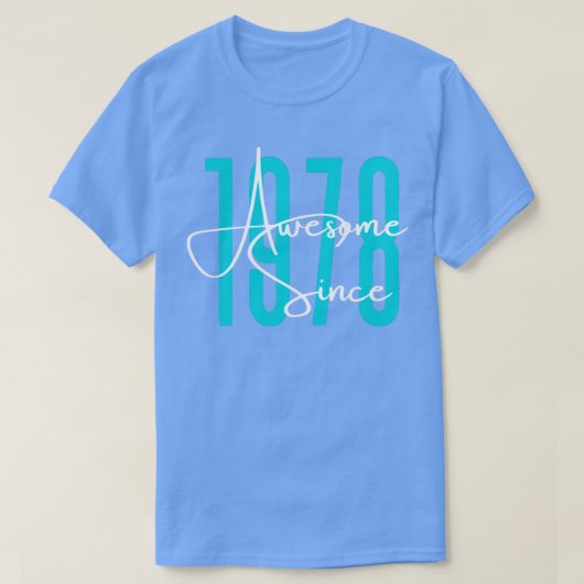 T-shirt Né en 1978 (Design devant)