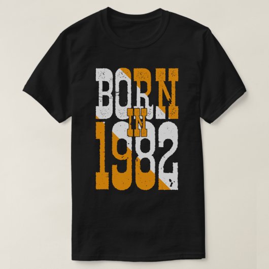 T-shirt Né En 1982 (Design devant)