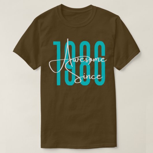 T-shirt Né en 1986 (Design devant)