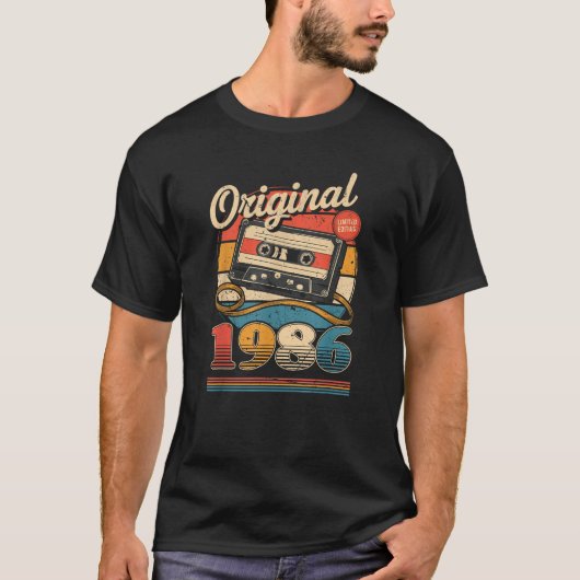 T-shirt Né en 1986 40 Ans Design pour Limited (Devant)