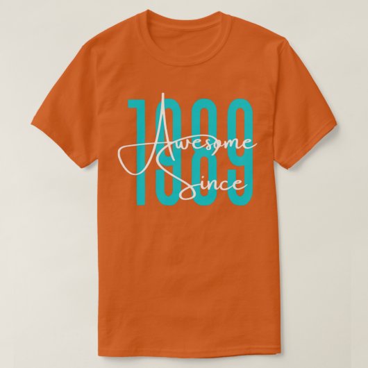 T-shirt Né en 1989 (Design devant)