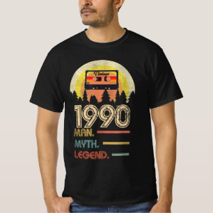 T-shirt Né en 1990, légende du mythe des cadeaux d'anniv