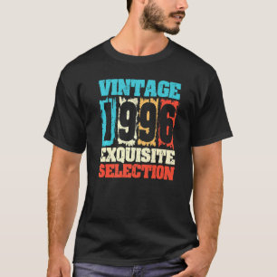 T-shirt Né En 1996 Anniversaire Sélection Exquise Faite En