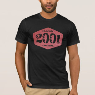 T-shirt Né en 2001 24 Ans Edition Limitée