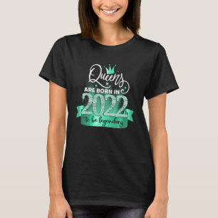 T-shirt Né en 2022 I Black Turquoise Party tenue & acce