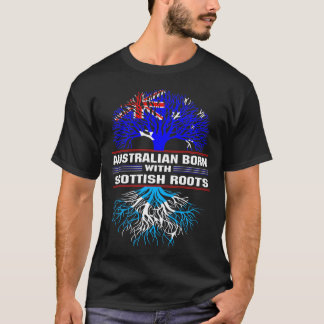 T-shirt Né en Australie avec des racines écossaises