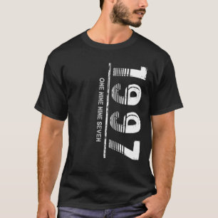 T-shirt Né En Ou Vintage 1997 Pour Hommes, Femmes
