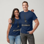 T-shirt Né et élevé dans le Delaware (Unisexe)