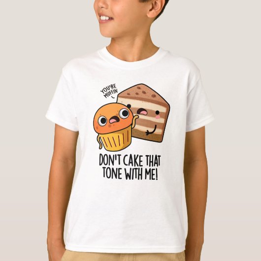 T-shirt Ne fais pas ce ton avec moi amusant Snack Pun (Devant)