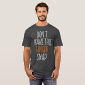T-shirt Ne fais pas claquer son gingembre drôle cadeau rou (Devant entier)