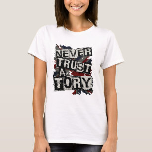 T-shirt Ne faites jamais confiance à un Conservateur