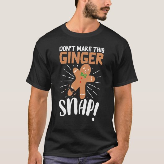 T-shirt Ne faites pas ce gingembre Snap Rainbow Redhead (Devant)
